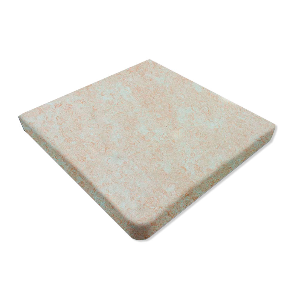 Klinker Stone Straight Stair-Tread Corner Beige Matt 33x33 cm